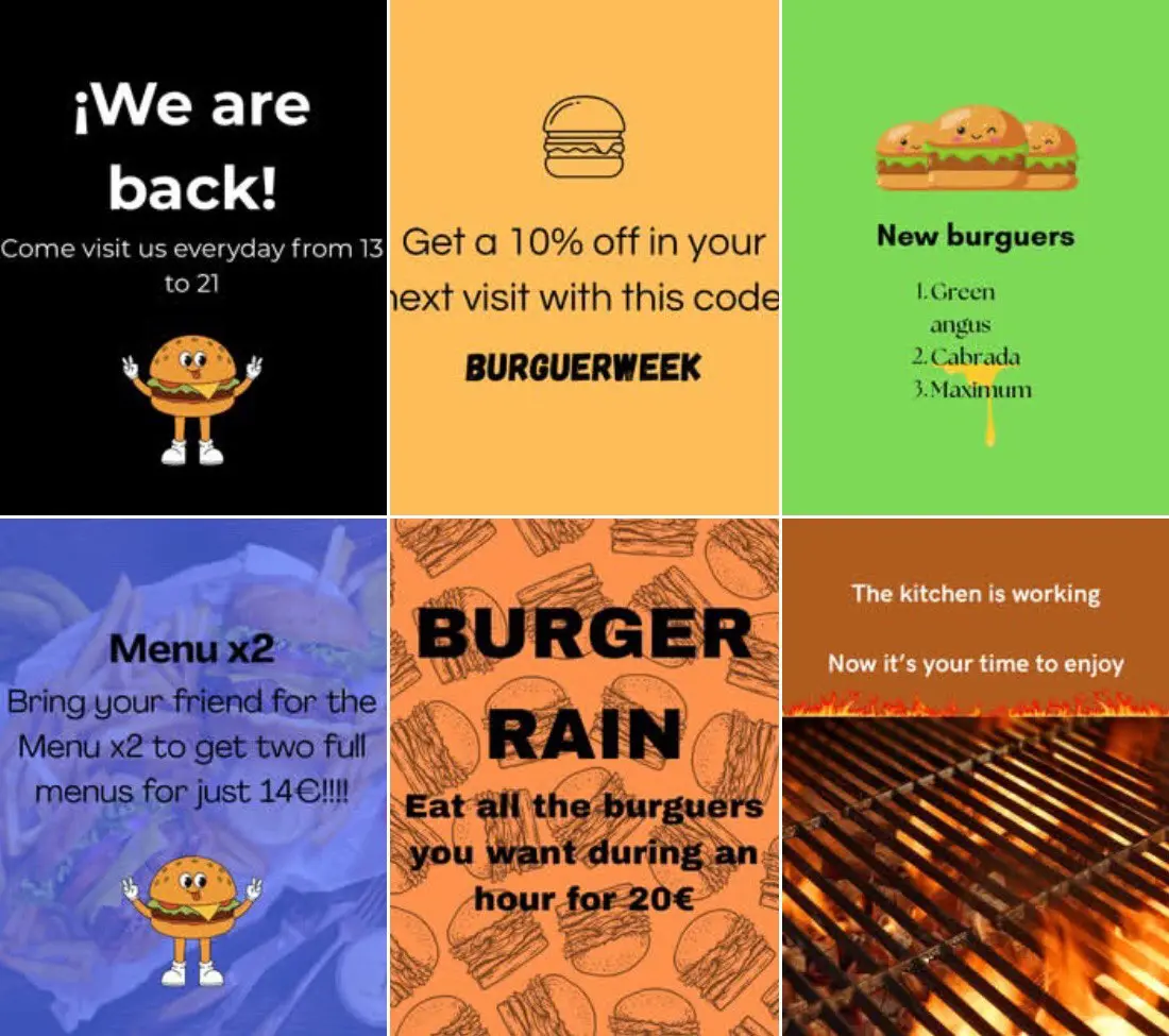 Screenshot of a social media feed before us